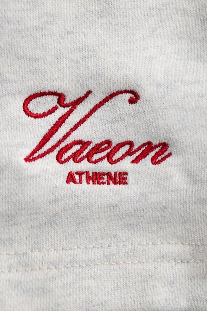 HIMERA 420 GSM 100% BRUSHED COTTON MARL GREY SHORTS