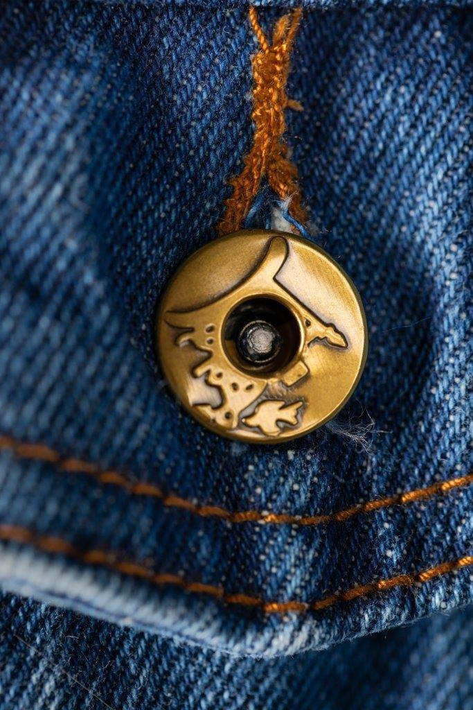 CRUCIBLE 12000 STITCHES CROPPED TRUCKER JACKET