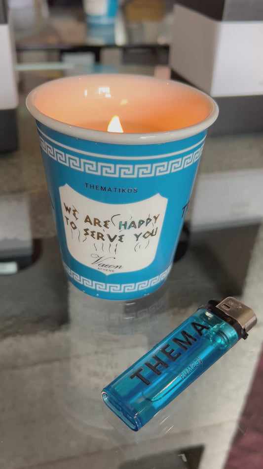 THEMATIKOS COFFEE SCENT CANDLE - ASTORIA CUP