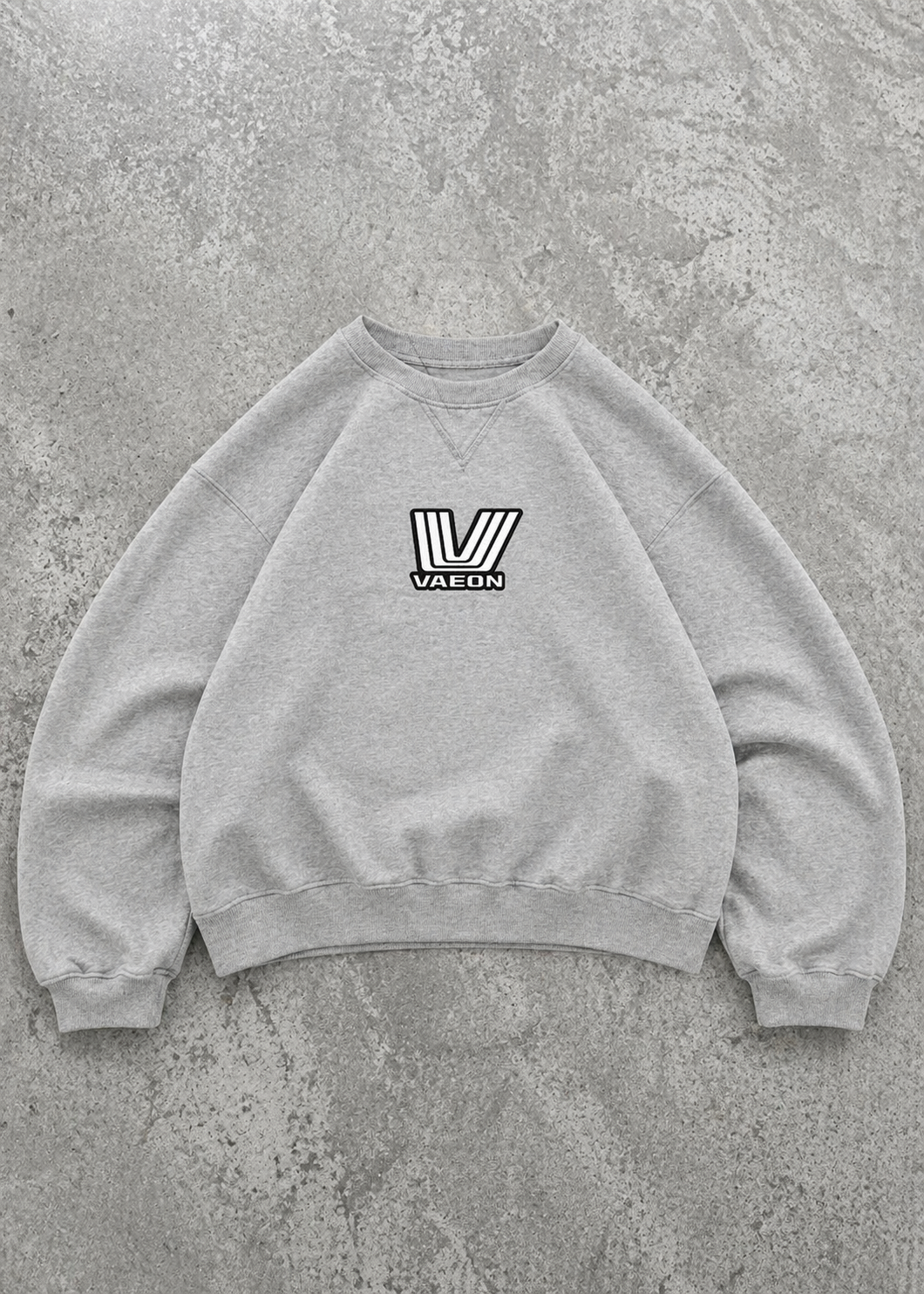 NIMERA CREW NECK 100% BRUSHED COTTON 460 GSM GREY