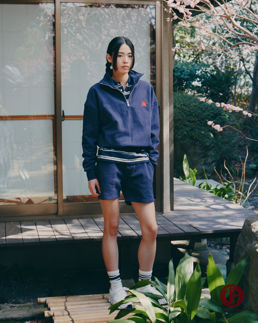 HIMERA 420 GSM 100% BRUSHED COTTON ROYAL NAVY BLUE SHORTS