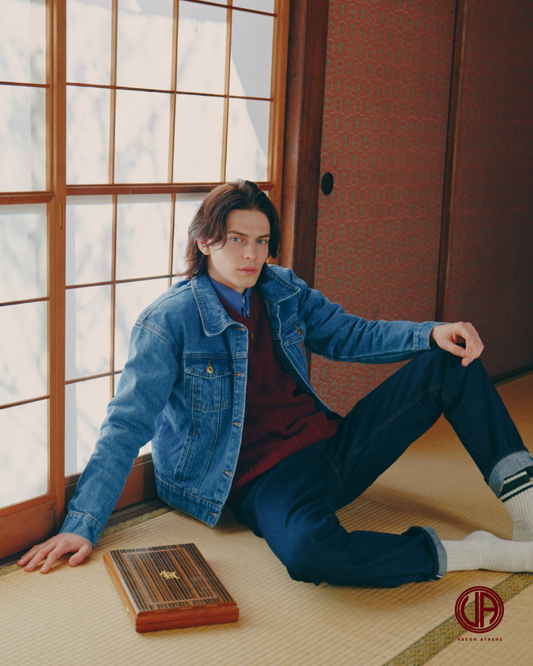 CRUCIBLE 12000 STITCHES CROPPED TRUCKER JACKET