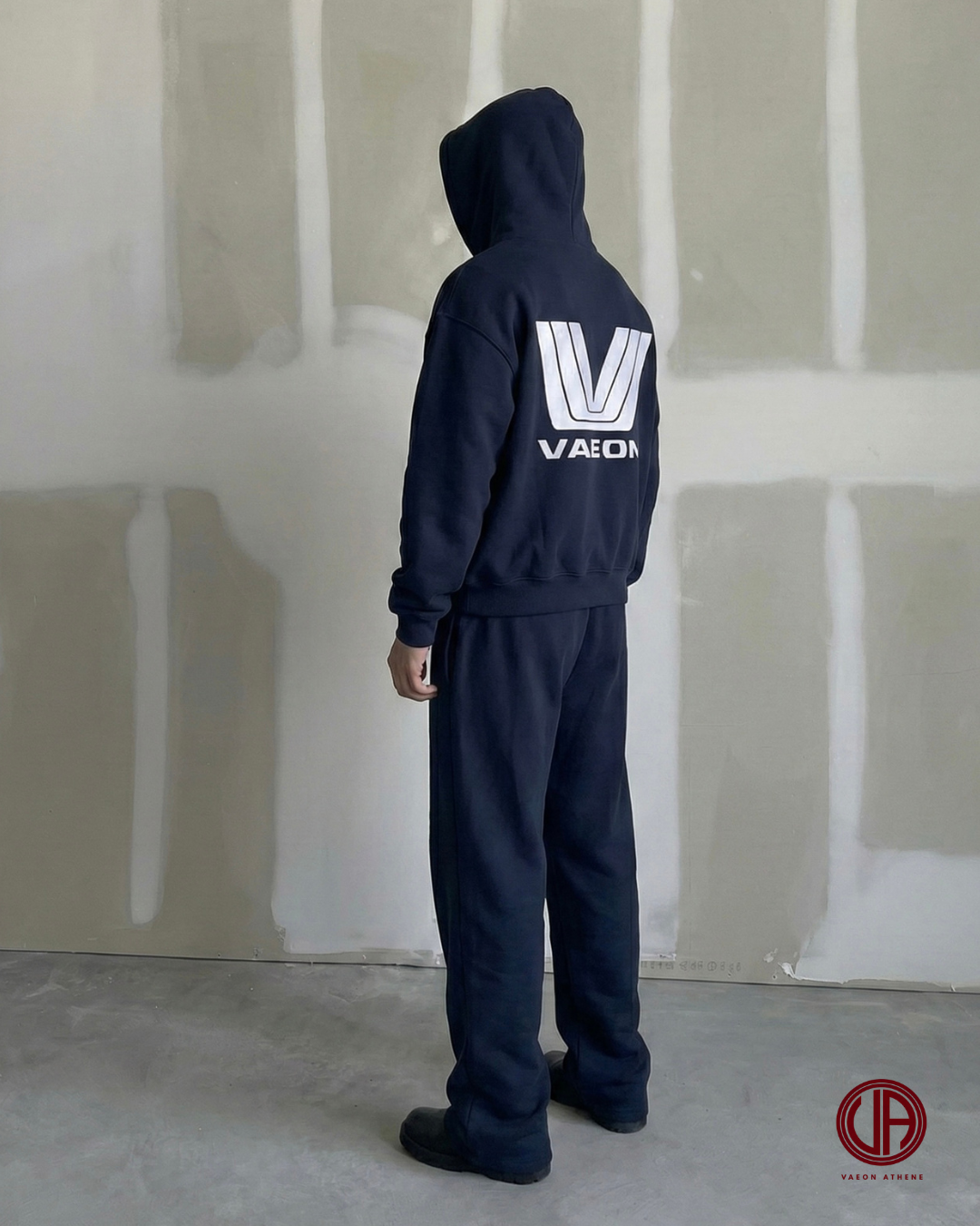 HIMERA 420 GSM 100% BRUSHED COTTON ROYAL NAVY BLUE TRACK PANT