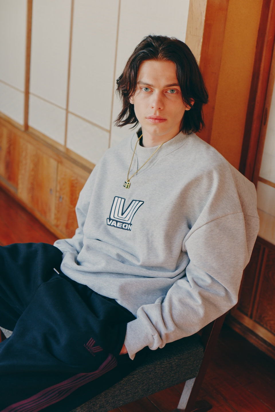 NIMERA CREW NECK 100% BRUSHED COTTON 460 GSM GREY