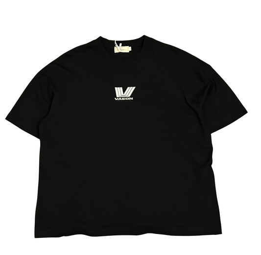 THERA 'VETA LOGO' 220 GSM 100% COTTON BOX T-SHIRT BLACK