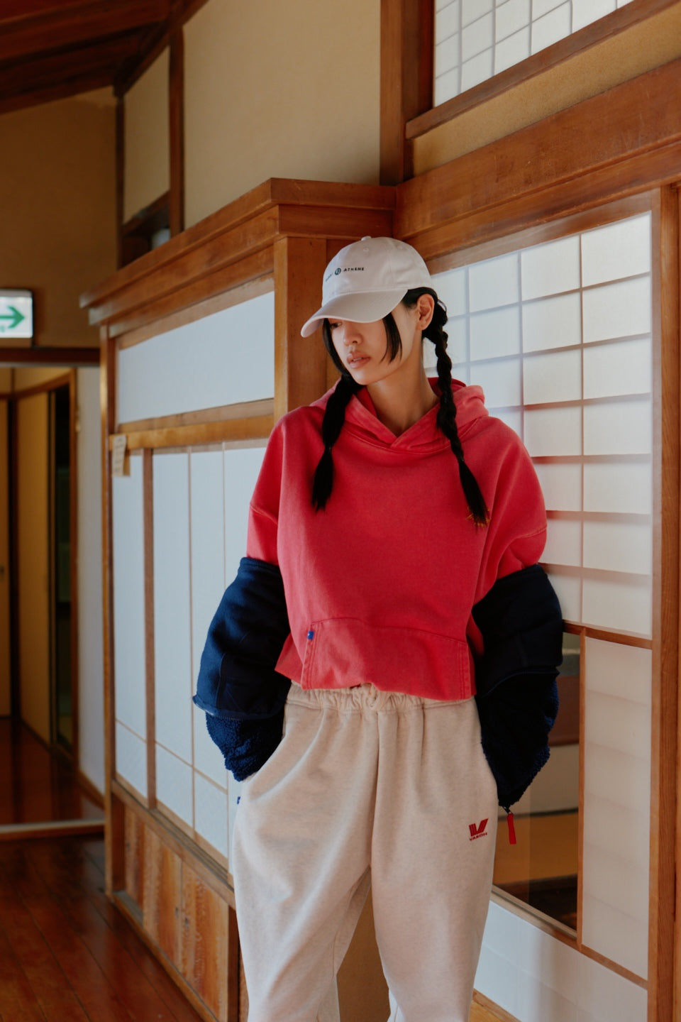Vaeon HIMERA white and green Tennis Cap