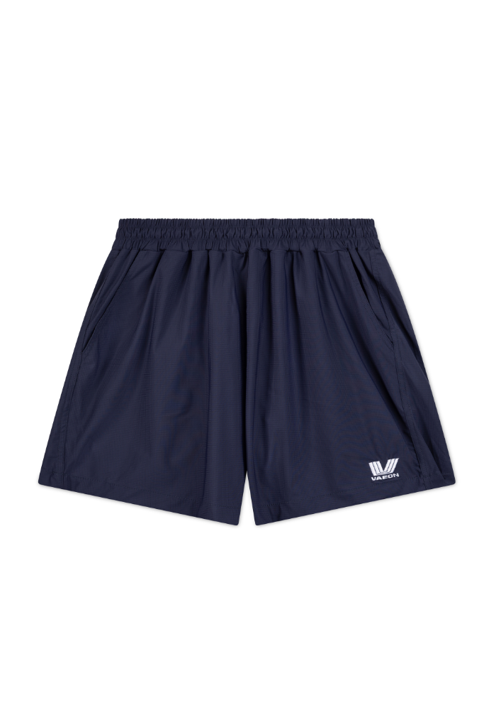 NIKEON RIP STOP ATHLETIC SHORTS NAVY
