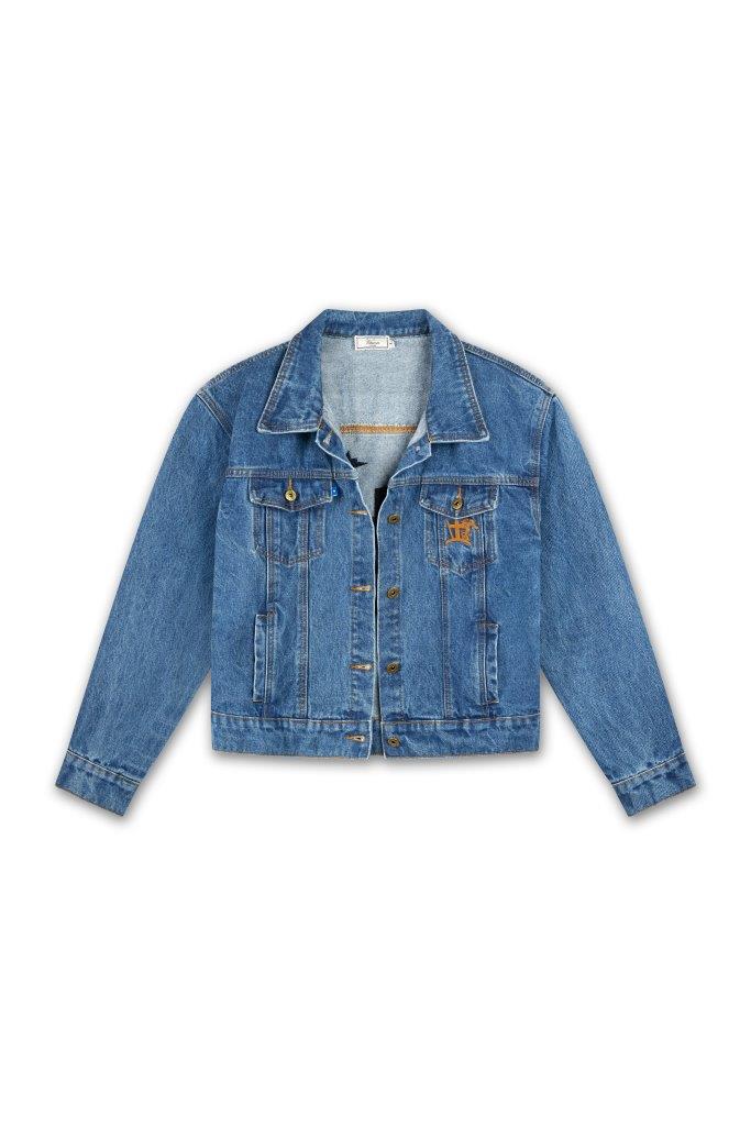 CRUCIBLE 12000 STITCHES CROPPED TRUCKER JACKET