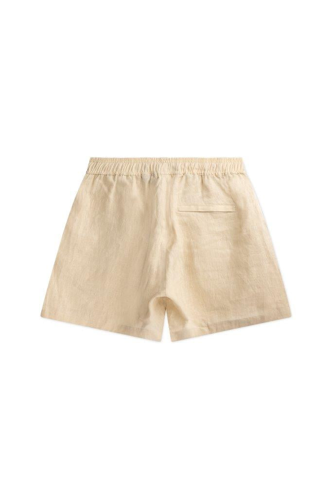 NERIA 100% LINEN SHORT BEIGE